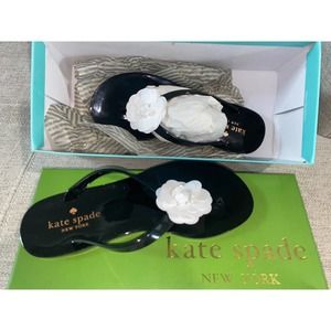 KATE SPADE new york Fiorina Jelly Flip Flops- RARE-NEW!